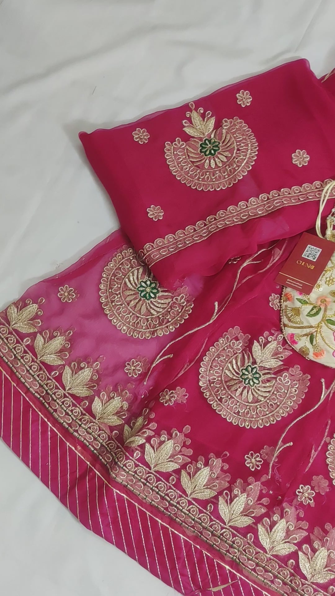 Red Embroidered Rajasthani poshak